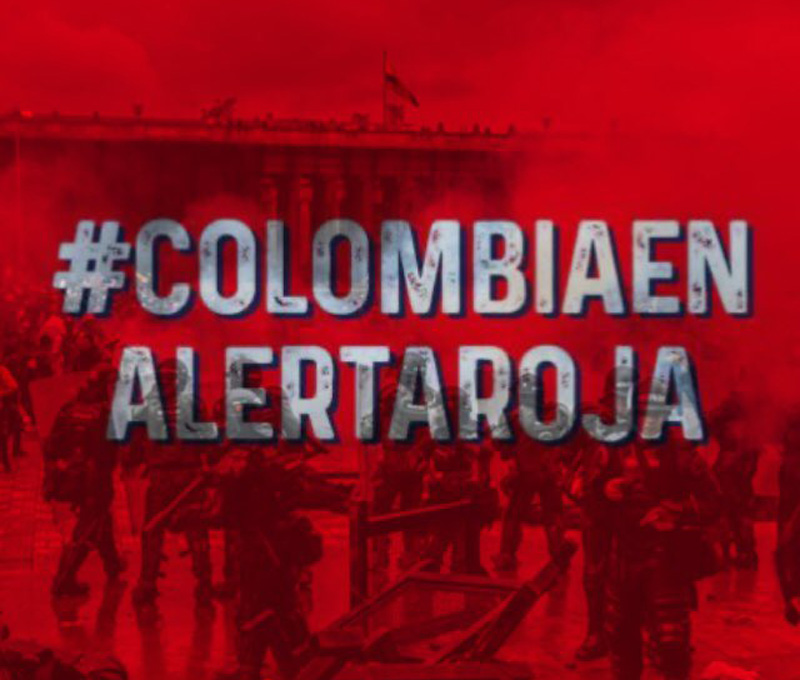 Protestas Colombia, Santiago Cruz, Fm Mundo