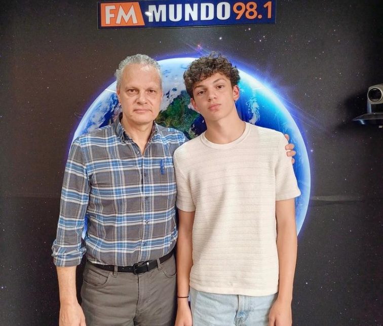 Esteban Paz y su hijo Julian, deportes